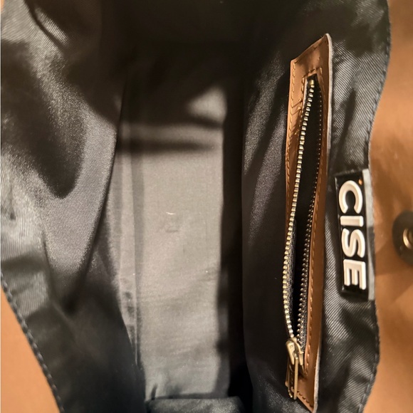 Cise "Protect Black Women" Suede Brown Tote - Picture 8 of 11